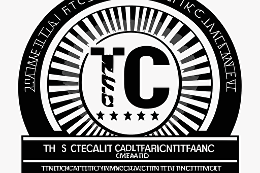 TCI Fabrication welding shop trademark, simple, vector