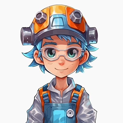 character 2d vector engineer anime