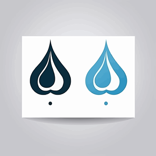logo reverse osmosis minimalism vector