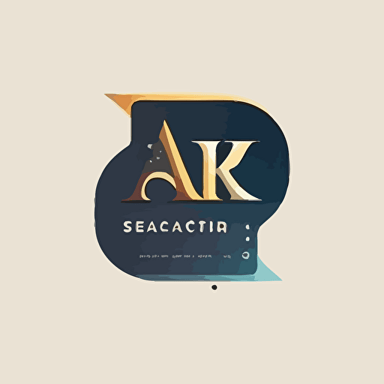 Logo for SaaS application in HR space, starts with letter K, vector, serif font, limited color palette