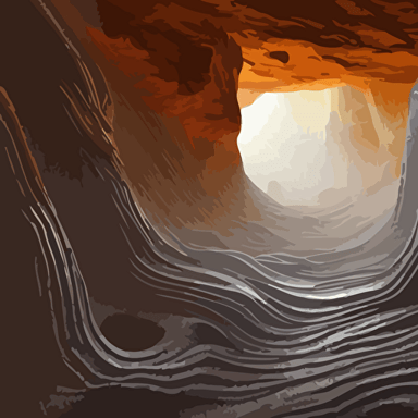 light travel time cathedrals carved stone canyon grotto life beginning shiny layered geological strata ground mist swirling vortexes granular detail sparth greg rutkowski hypermaximalist micro details 3d sculpture f32 deep depth field cinematic lighting digital rendering photographic wide angle octane render 4k artstation concept art