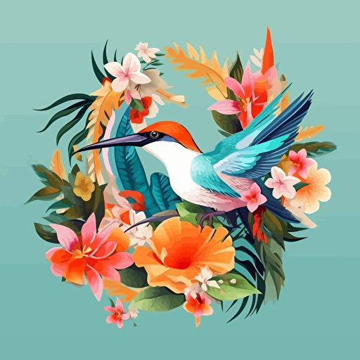 paradise vector perttern