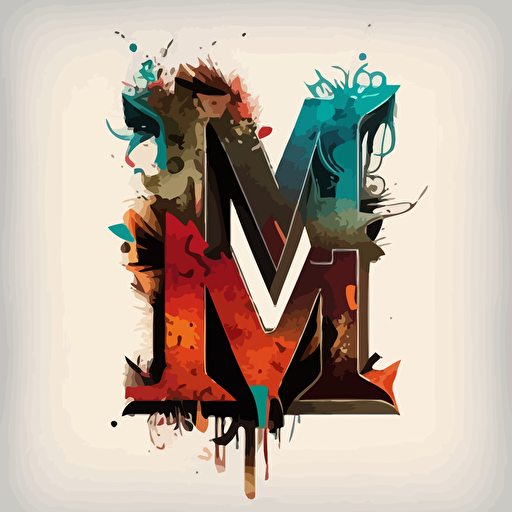 vector of the letters EM