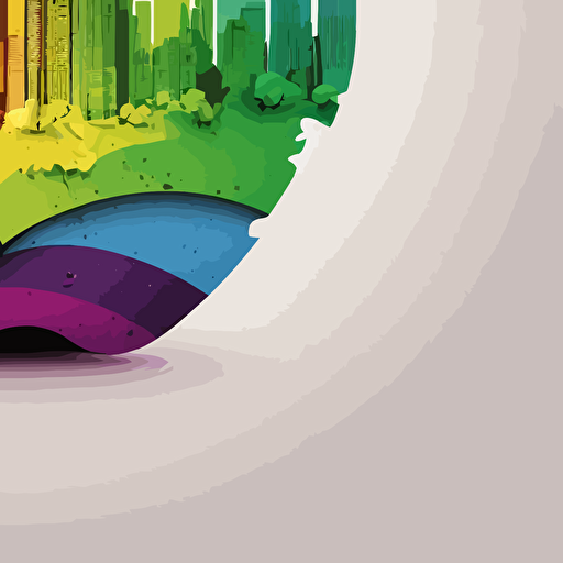 new york city in apple shape, vector