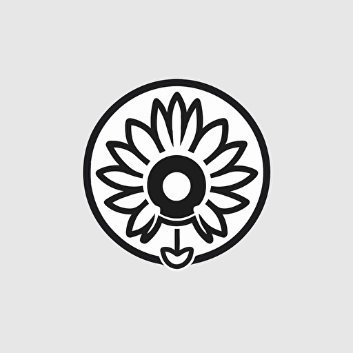 A simple vector black and white logo design for an organization that brings empowerment to education