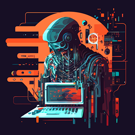 High tech vector illustration