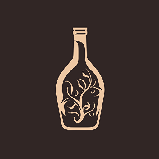 logo of wine producing company TOMAI, minimalistic, vector