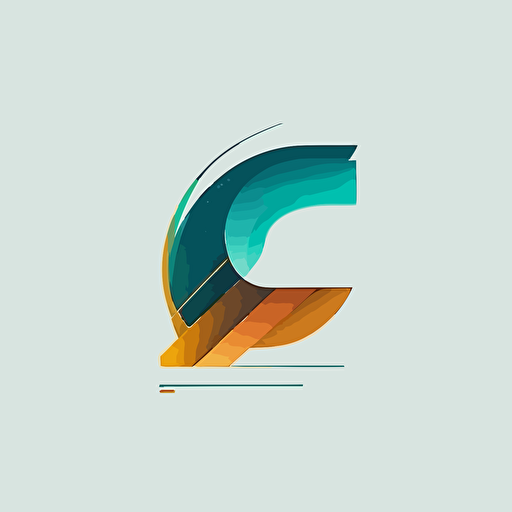 The letter E as a simple creatve logo. Flat logo, 2d vector design. Futuristic type of font, minimal colors, no background. dribbble