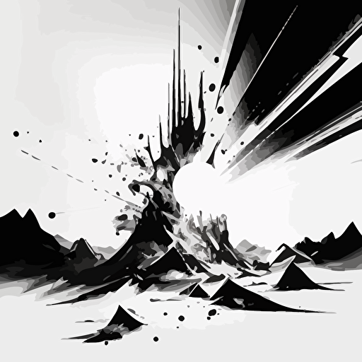 a latent space visualization black and white an image consisting of a lot of vectors, a charcoal sketch with white background