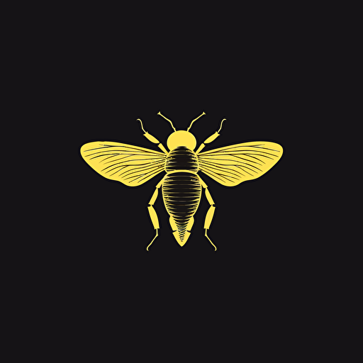 vector minimalistic firefly, one color, simplificado, concept