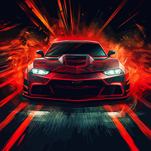 create a vector logo for the upcoming Netflix show Need for Speed: Redline