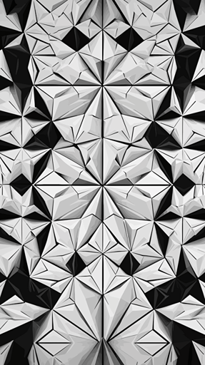 vector geometric pattern large scale white