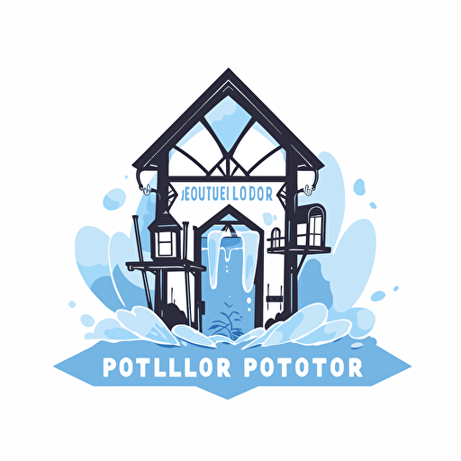 vector logo water purification using polypropylene and coal filters