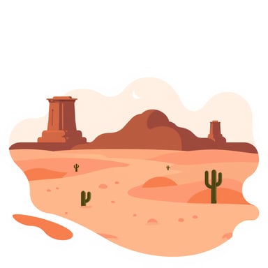the desert