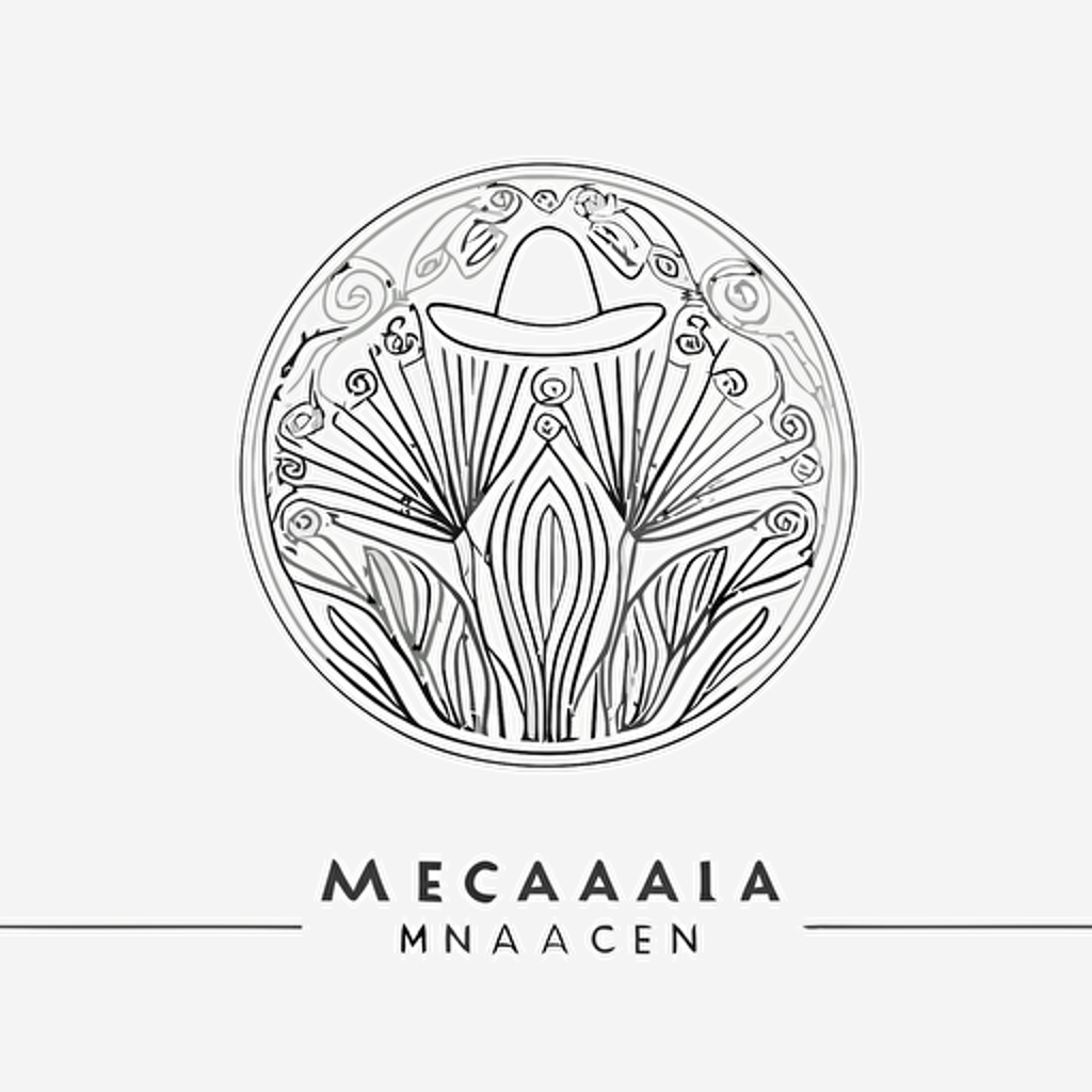 a contemporary mexican lifestyle logo, abstract, 1mm thick line drawing logo, minimalist line logo, creative logo, 2d logo, flat logo, vector logo, vector logo, modern logo, white logo