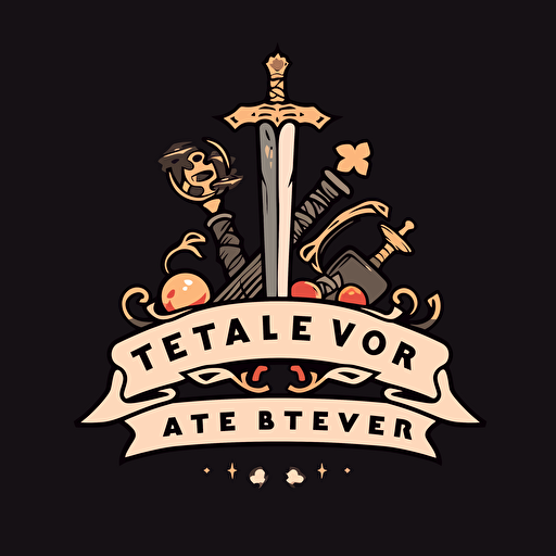 logo design for a tavern, letter Tastelab logo, vector simple