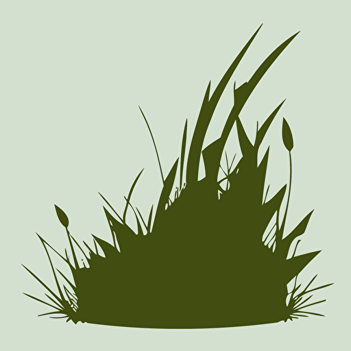 grass vector simple, 2d vector