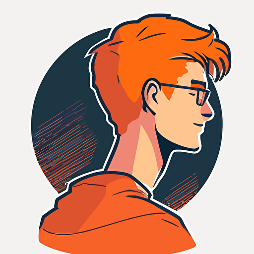 a modern and minimalistic flat vector profile picture for a discord bot.