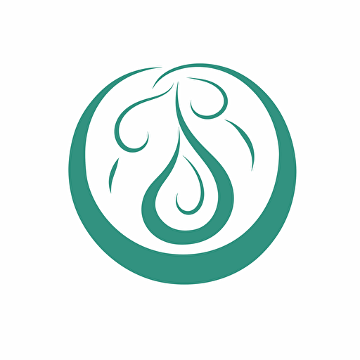 a simple vector logo symbolising fertility