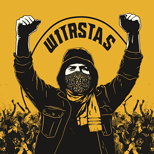 football ultras vector art