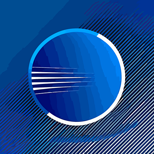 a simple blue logo background, vector illustration, modern style, flat