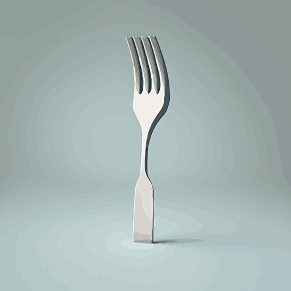 disposable fork stock photos and vectors, light grey background, cartoon