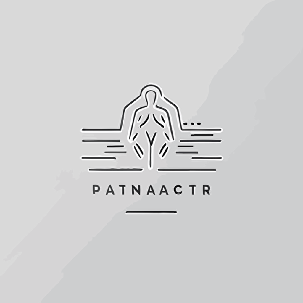 a gym logo, 1mm thick line drawing logo, minimalist line logo, creative logo, 2d logo, flat logo, vector logo, vector logo, modern logo, white logo