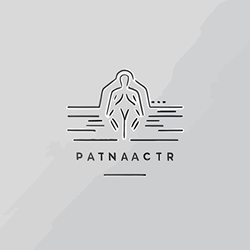 a gym logo, 1mm thick line drawing logo, minimalist line logo, creative logo, 2d logo, flat logo, vector logo, vector logo, modern logo, white logo