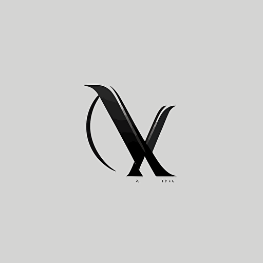 modern timeless minimalist logo with “Letter N” “Letter Y” and “Letter A” for a consultancy black vector on white background