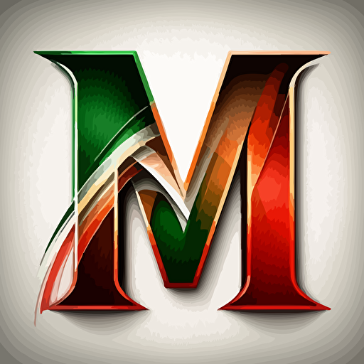 logo with Initalien,Abstract,Modern,Vector Use the M and B letters in the name