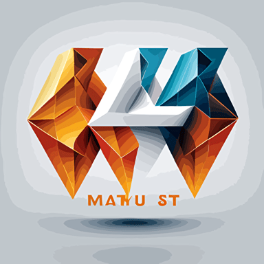 Logo with three letters must be a vector image and must be simple