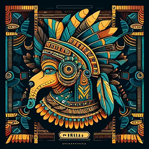 /daily_theme participate:guatemalan mayan nahual Imox square vector design