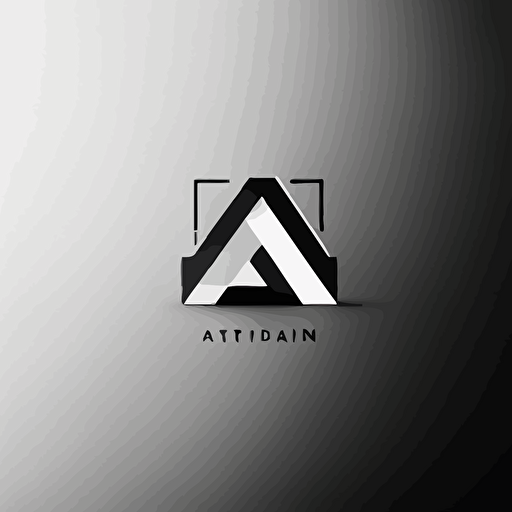 simple brand logo, letter ATN, logo, vector logo, vector design, logo design, design ideas, black and white, classic cool design