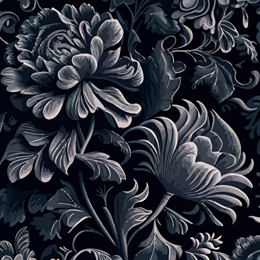 floral pattern v2 vector art lots of ultra high detail