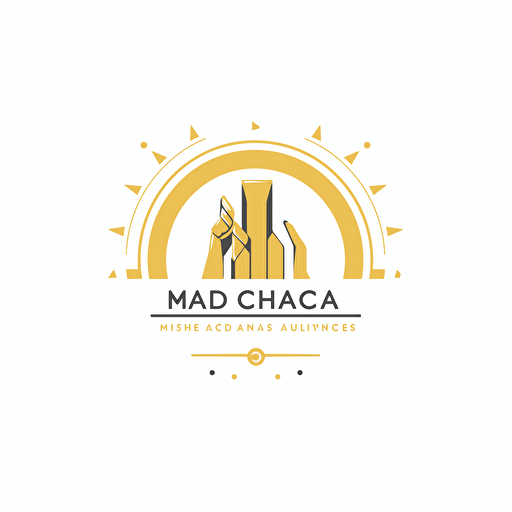 Midas touch of data analytics logo, success, capital management, data management, AI, minimalist, vector, white background