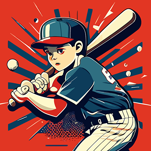 vector art for little league baseball