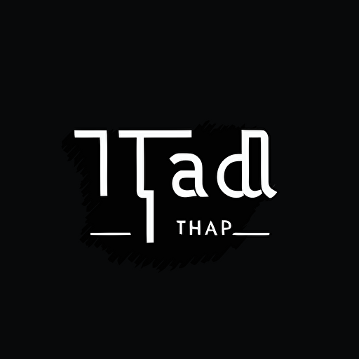 vector Paul Rand style logo, minimalist, line stroke, simple, featuring the letters TTJ