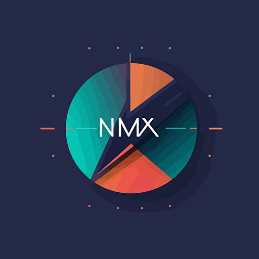 vector minimalist logo of a company called “NMX”