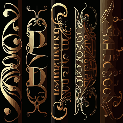 vector text dividers