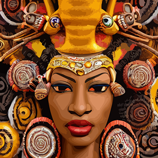 elegba eshu yoruba god cowrie shells eyes writing poem insanely detailed intricate golden ratio hypermaximalist elegant ornate luxury elite james jean brian froud ross tran realistic 3d hyper realistic super detailed realistic octane render 8 k fashion photogra