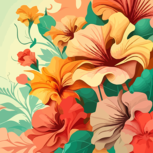 flower background illustration vector
