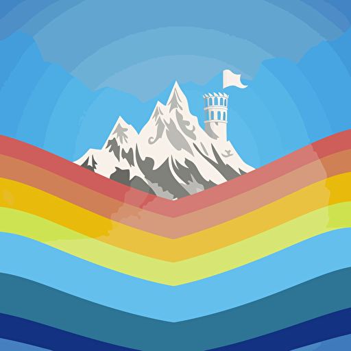vector image of the Bavarian Pride flag