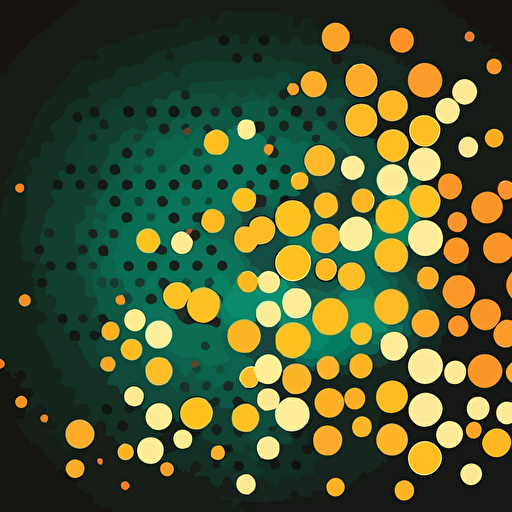 Abstract background with dots. Vector illustration