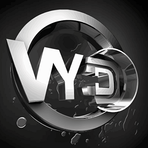 web3 tech company logo named "W3B" , vector logo, modern