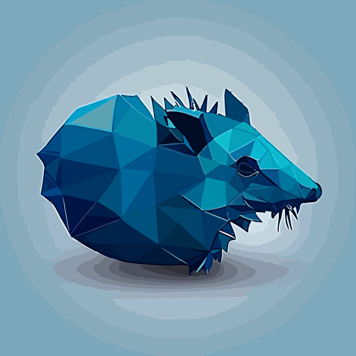 looking down at blue water, slight ripples, in tim burton style