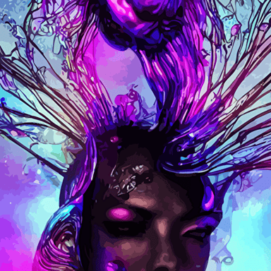 close macro portrait dark queen epic angle epic pose symmetrical artwork photorealistic colorful dichroic iridescent 3d depth field blurred background cybernetic jellyfish butterfly phoenix head energy flows water fire tooth wu wlop beeple highly detailed epic cinematic concept art cg render digital painting artwork scene greg rutkowski ilya kuvshinov wlop stanley artgerm lau ruan jia fenghua zhong trending artstation maya blender photoshop octane render excellent composition cinematic dystopian brutalist atmosphere dynamic dramatic cinematic lighting aesthetic inspirational arthouse