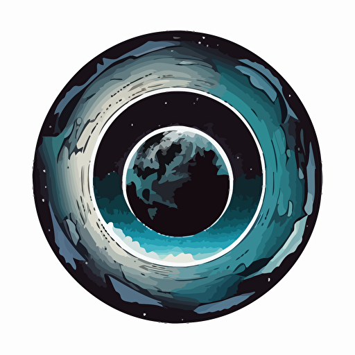 circle other world vector logo white background