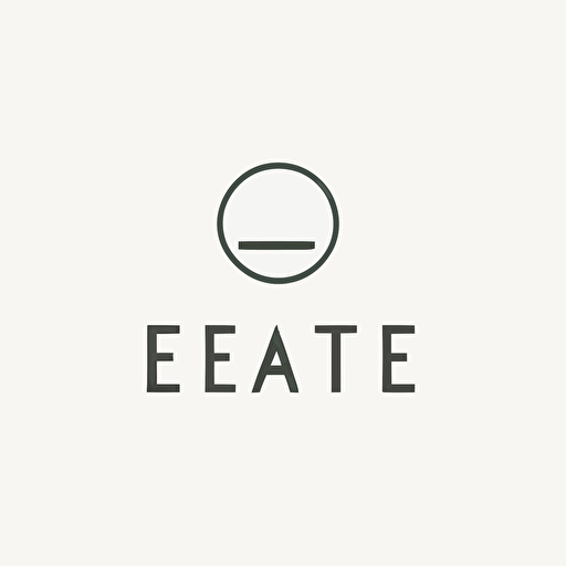A simple logo of the word "elevate". minimalist. White background. Vector. Clean colors. No shadows.