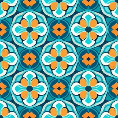 Illustrations, 2D flat vector, wallpaper, video items, flat color vector, seamless repeating pattern, detailed, symmetrical tiled patterns, repeating texture, repetitive and consistent