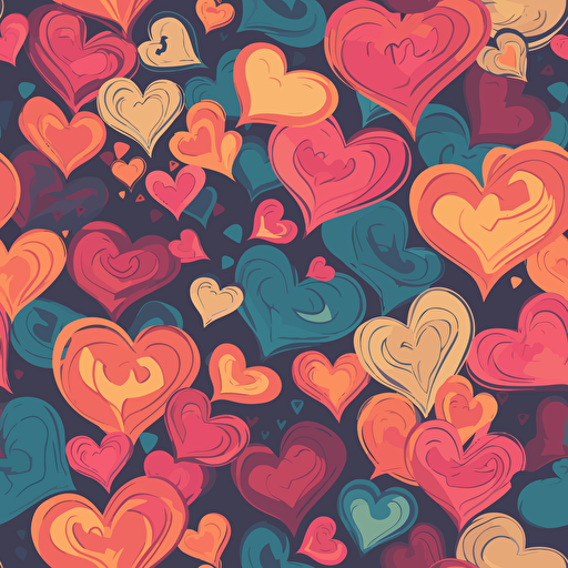 Vector hearts